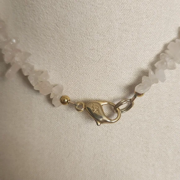 Lee Sands Vintage Inlay Elegant Butterfly Necklace with Pink and Green Accents - Picture 5 of 10